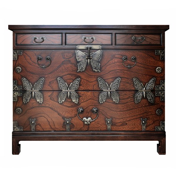 Китайский комод Chinoiserie chest of drawers Butterfly  в Ижевске | Loft Concept 