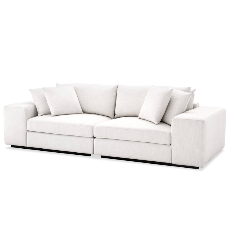 Диван Eichholtz Sofa Vista Grande white Белый Черный в Ижевске | Loft Concept 