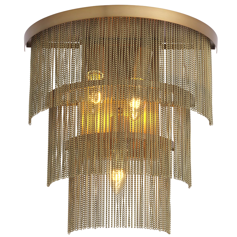 Бра Eichholtz Wall Lamp Tissot Brass Латунь в Ижевске | Loft Concept 