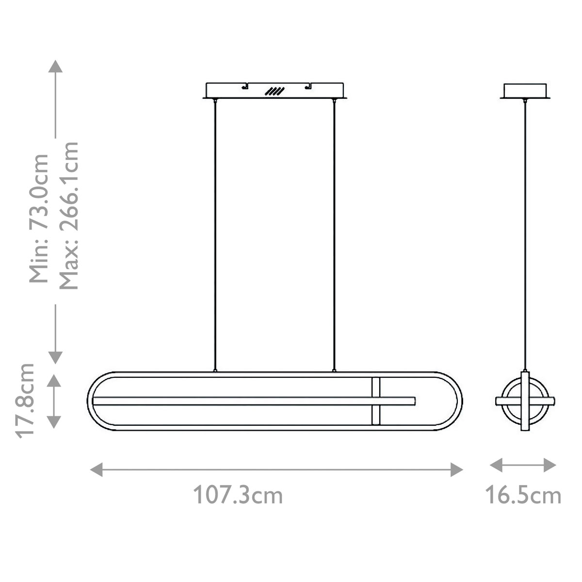 Подвесной светильник с вытянутой овальной формой Eurofase в Ижевске