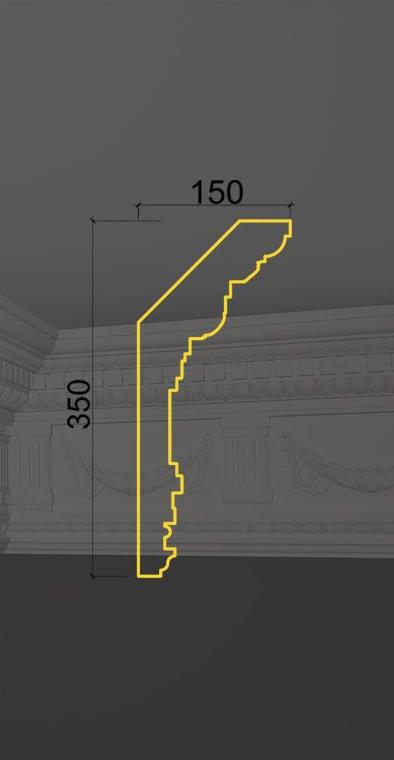 Карниз с орнаментом KO-27 в Ижевске