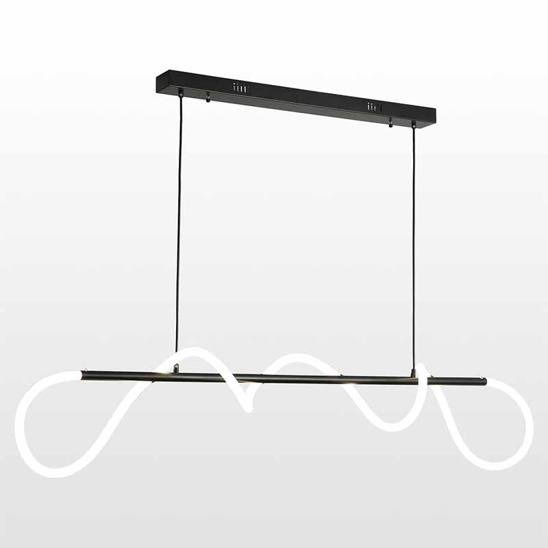 Люстра Luke Lampco Tracer Chandelier Black Line Белый Черный в Ижевске | Loft Concept 