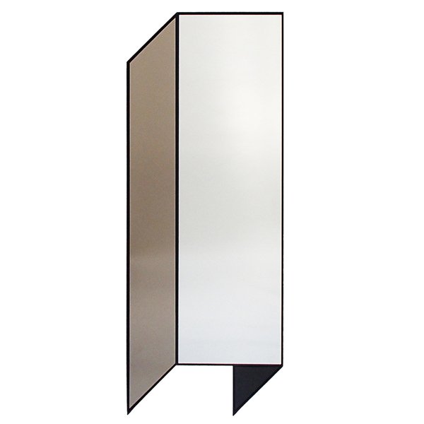 Зеркало Bower Fold Floor Shape Mirror Прозрачный Черный Серый в Ижевске | Loft Concept 