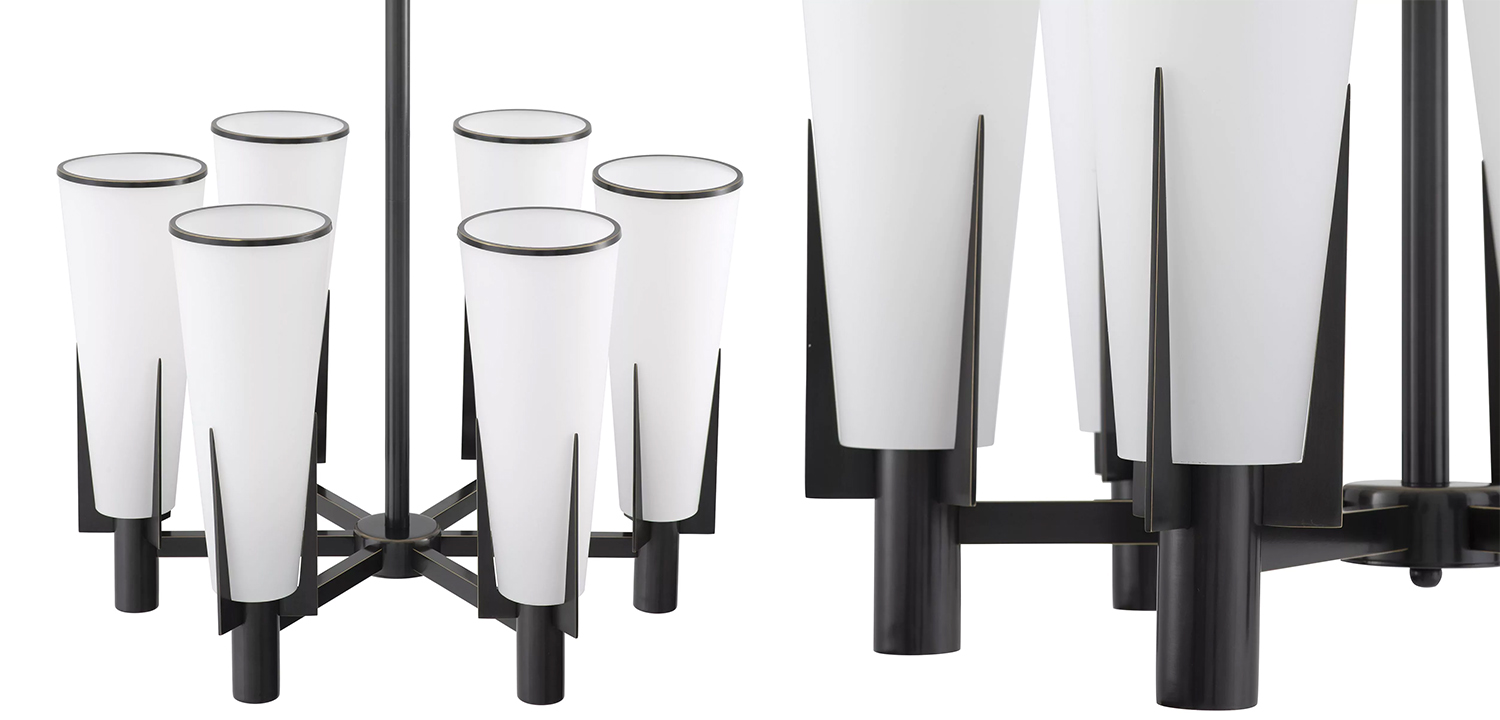 Люстра Eichholtz Chandelier Dino Bronze - фото