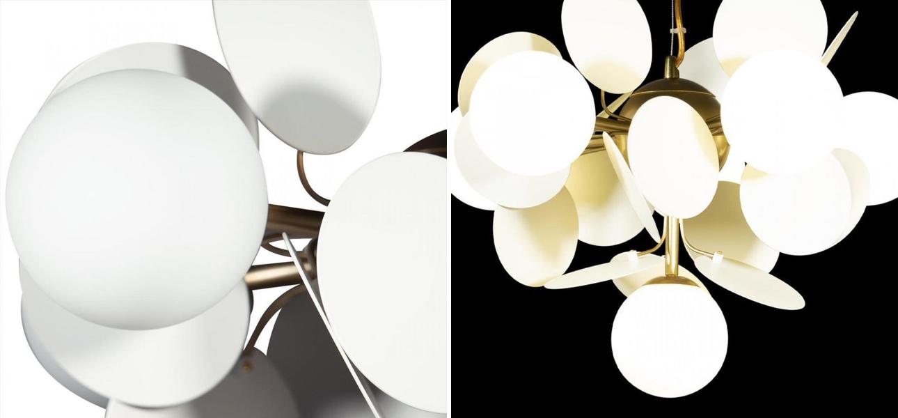 Люстра MATISSE Chandelier White 6 ламп - фото №2