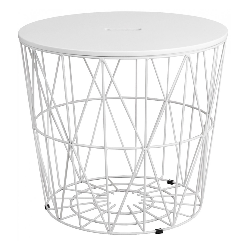 Приставной стол Cambria Side Table white Белый в Ижевске | Loft Concept 