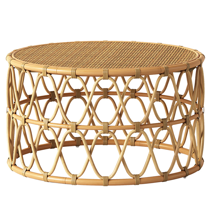 Кофейный стол Lotta Wicker Coffee Table Древесина в Ижевске | Loft Concept 