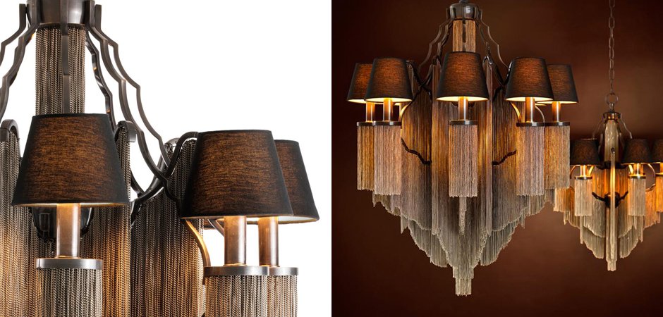 Люстра Eichholtz Chandelier Fringe L - Loft-Concept в Ижевске