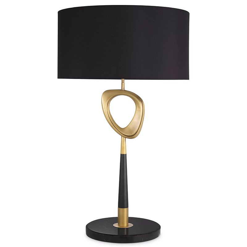 Настольная лампа Eichholtz Table Lamp Celine Латунь Черный в Ижевске | Loft Concept 