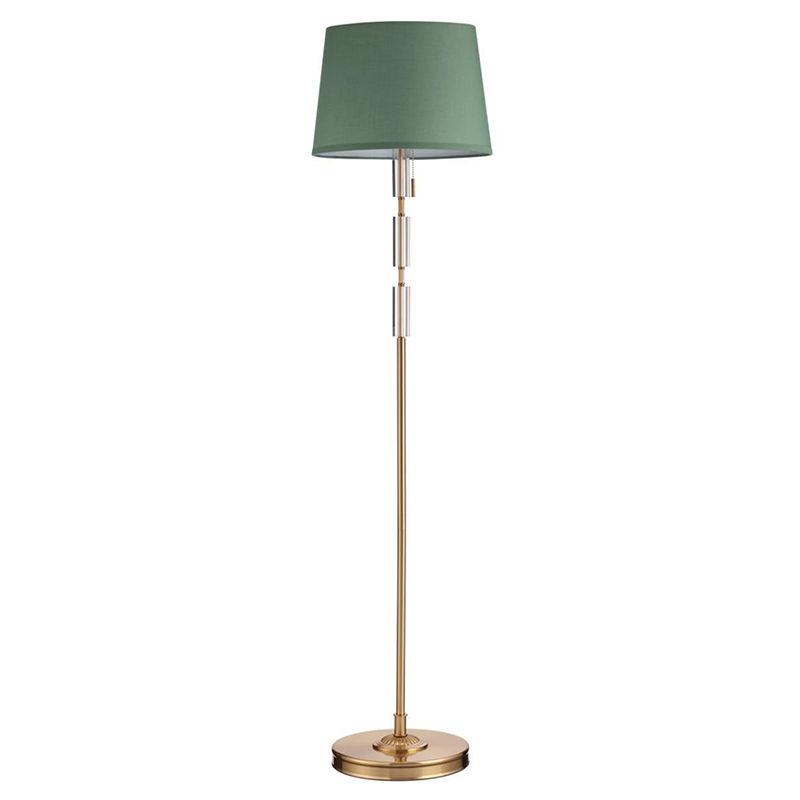 Торшер Ramona Green Floor lamp Бронза Зеленый в Ижевске | Loft Concept 