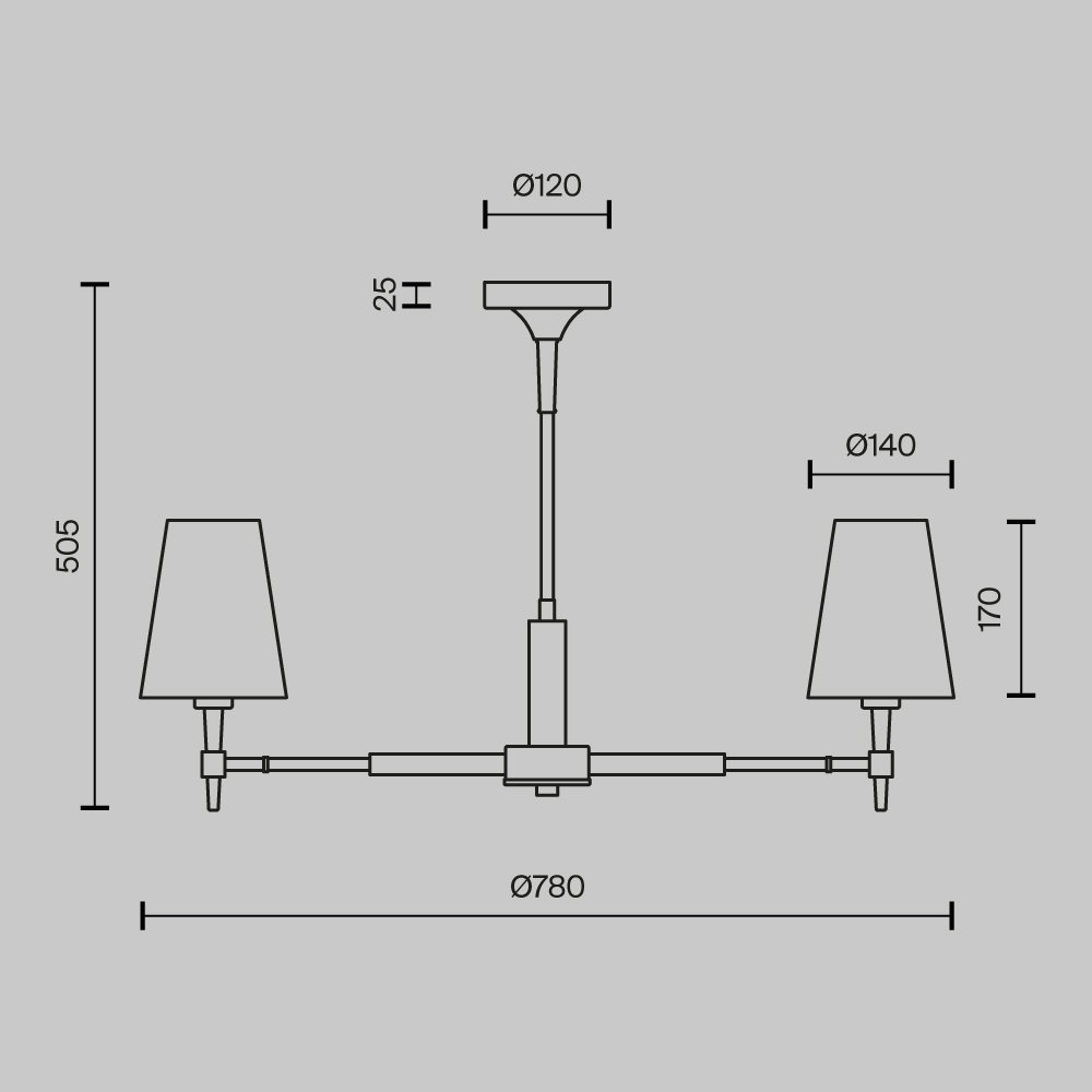 Потолочный светильник Zaragoza Е14 в Ижевске