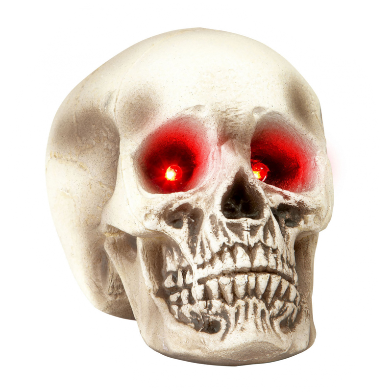 Аксессуар HALLOWEEN Skull Red Eyes Серый в Ижевске | Loft Concept 