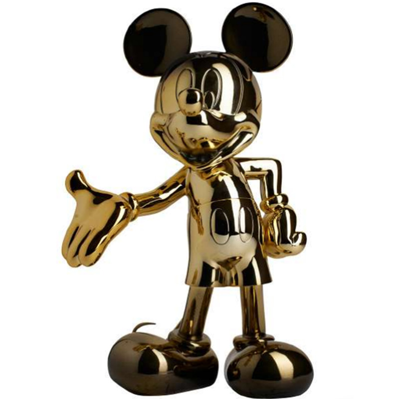 Статуэтка Mickey Mouse statuette gold Глянцевое золото Черный в Ижевске | Loft Concept 