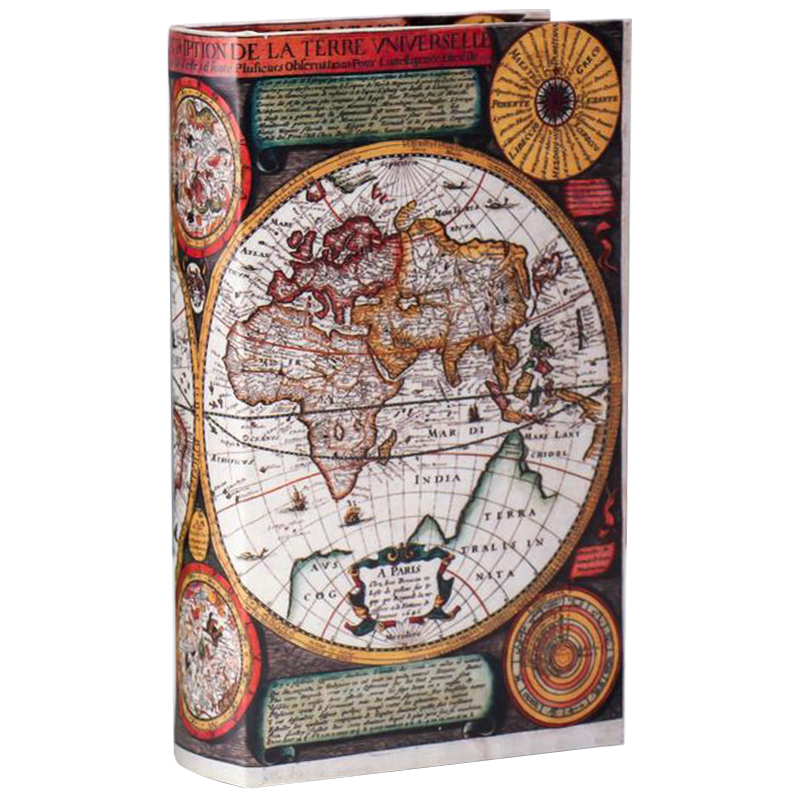 Шкатулка-книга Map of The World Book Box Мульти в Ижевске | Loft Concept 