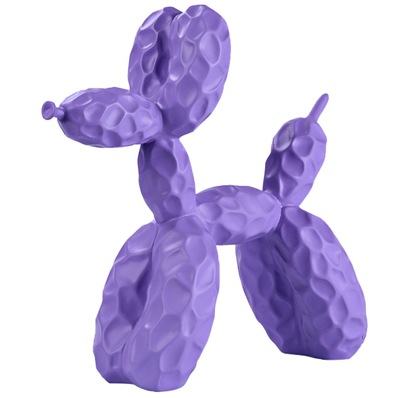 Статуэтка Jeff Koons Balloon Dog Crumpled Lilac Сиреневый в Ижевске | Loft Concept 