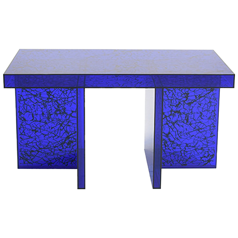 Кофейный стол Acrylic Blue Gerald Coffee Table Синий Черный в Ижевске | Loft Concept 