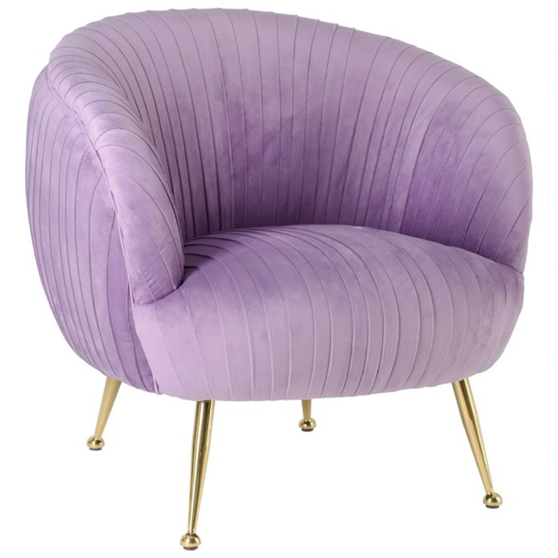 Кресло SOUFFLE CHAIR lilac Сиреневый матовое золото в Ижевске | Loft Concept 