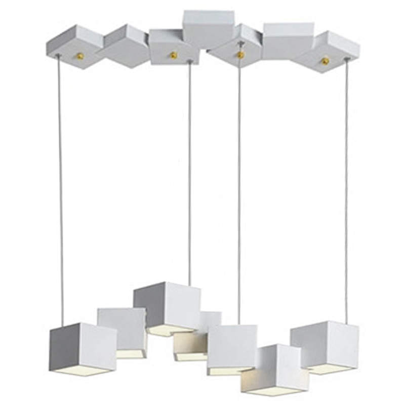 Дизайнерский светодиодный светильник Белый Eight Squares Lamp Белый в Ижевске | Loft Concept 