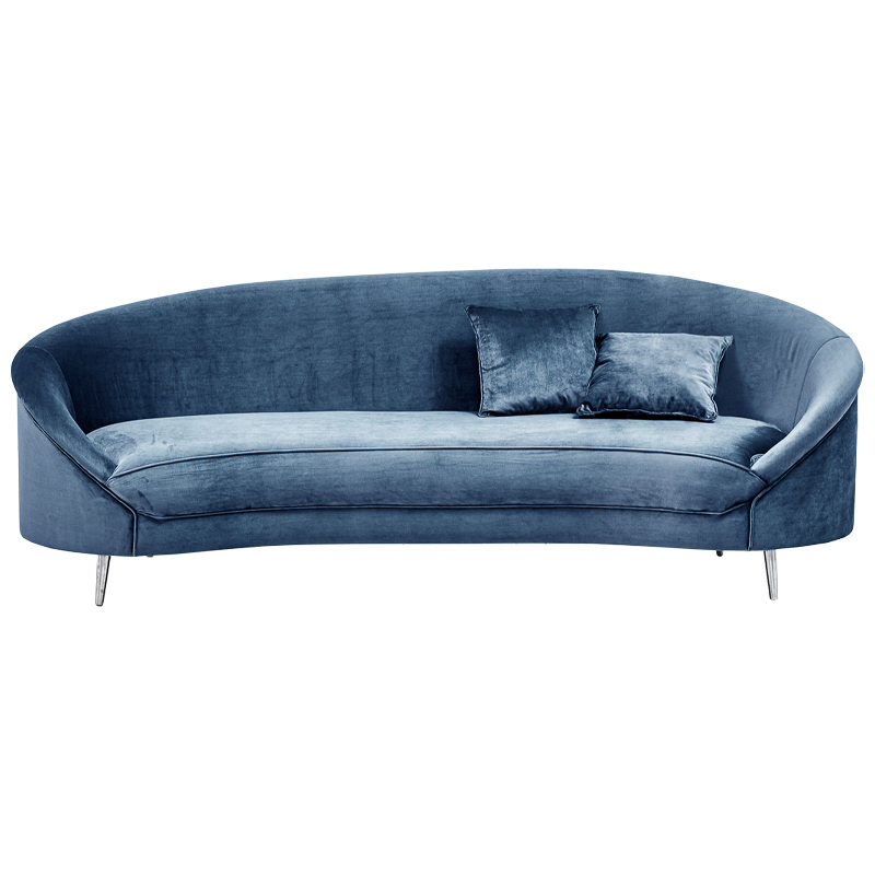 Диван Paulet Sofa blue Серый Хром в Ижевске | Loft Concept 