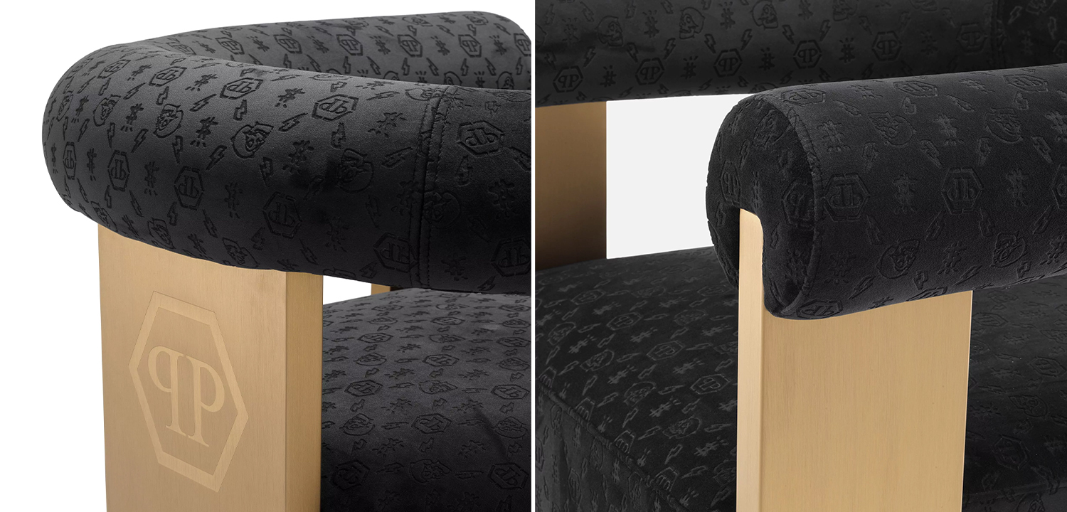 Стул Philipp Plein Dining Chair Icon - фото №1