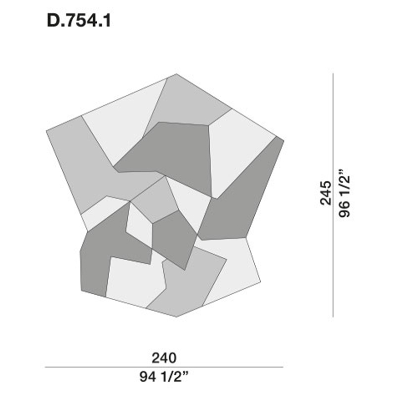 Дизайнерский шерстяной ковер Gio Ponti D.754.1 Rug в Ижевске