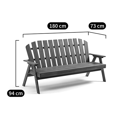 Садовая скамья из массива акации Ruth Wooden Bench в Ижевске