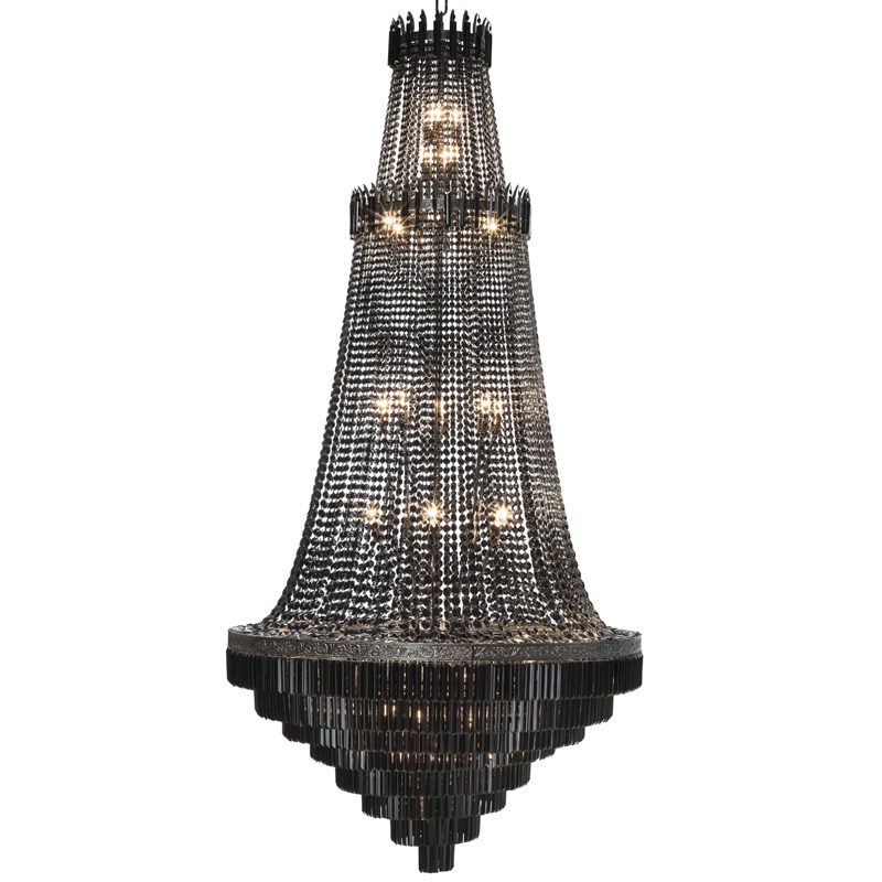 Люстра ABHIKA LAMP EMPIRE BRONZE Черный Темная бронза в Ижевске | Loft Concept 