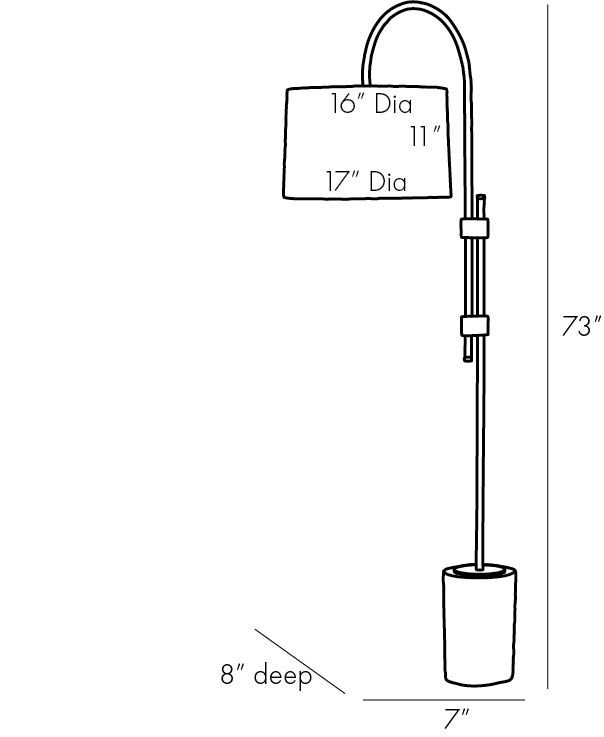 Торшер Arteriors ILY FLOOR LAMP в Ижевске