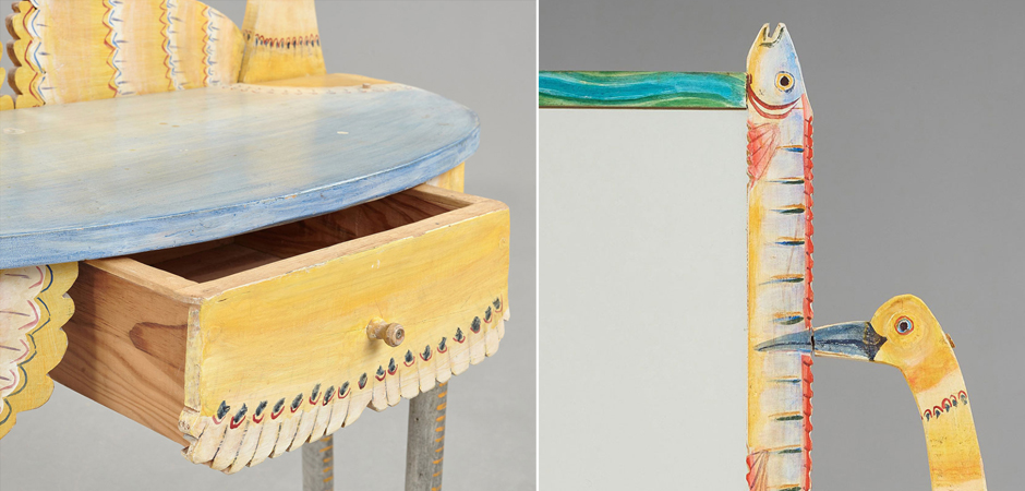 Туалетный Столик Painted Wood Dressing Table - Loft-Concept в Ижевске