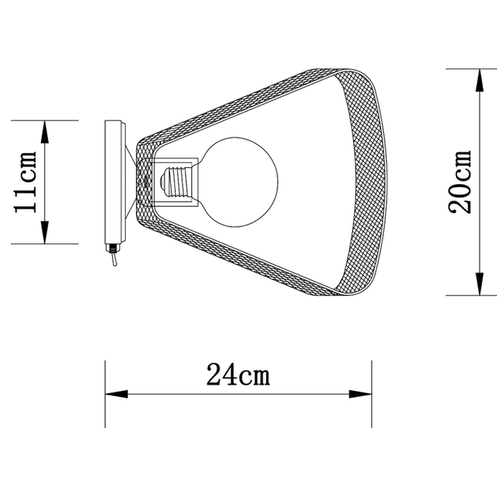 Бра в стиле лофт Lamp Malik в Ижевске