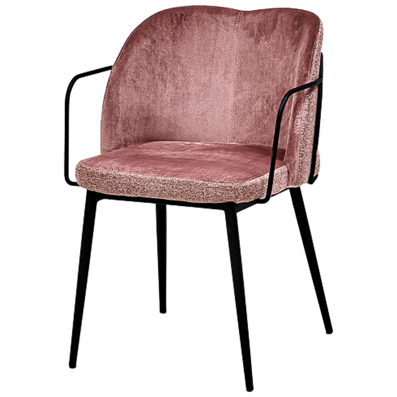 Стул Raymond Stool pink Дымчатая Роза Черный в Ижевске | Loft Concept 