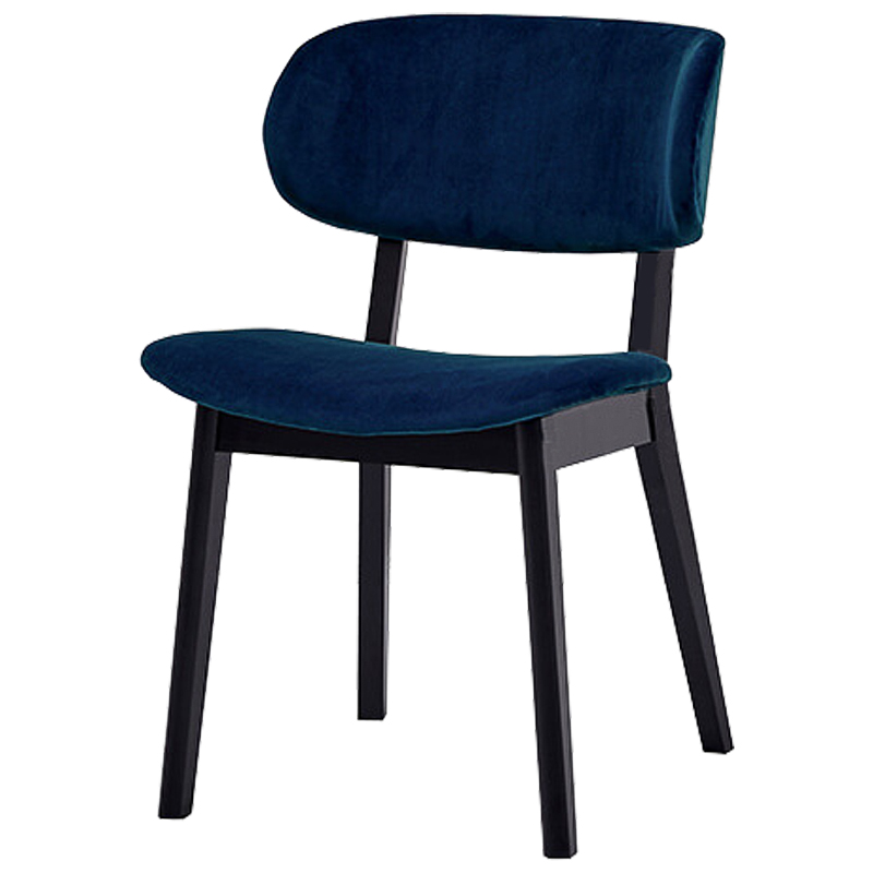 Стул Mungan Stool blue Черный Сапфирово-синий в Ижевске | Loft Concept 