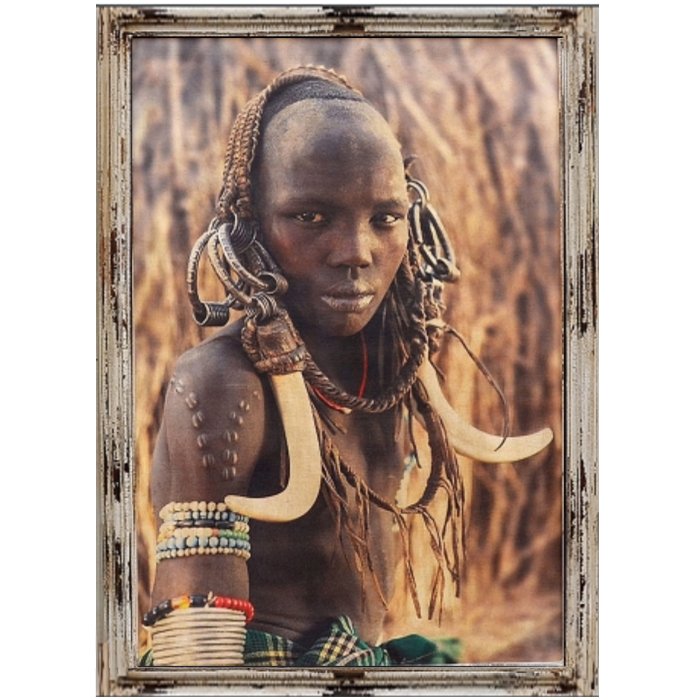 Постер Jovem Mursi  Omo Valley Ethiopia  в Ижевске | Loft Concept 