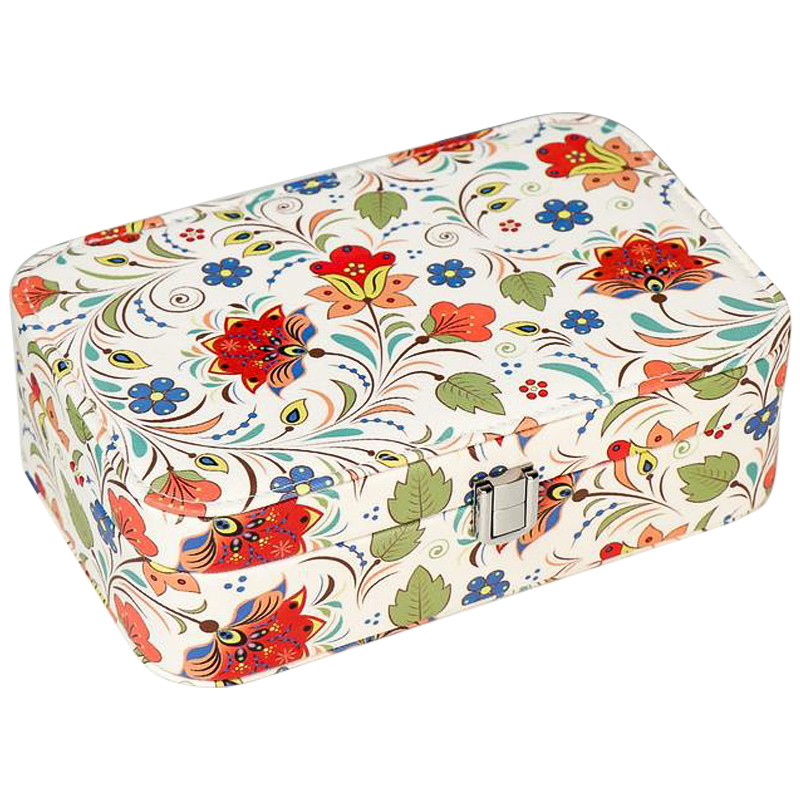 Шкатулка Multicilored Floral Pattern Jewerly Organizer Box Мульти в Ижевске | Loft Concept 