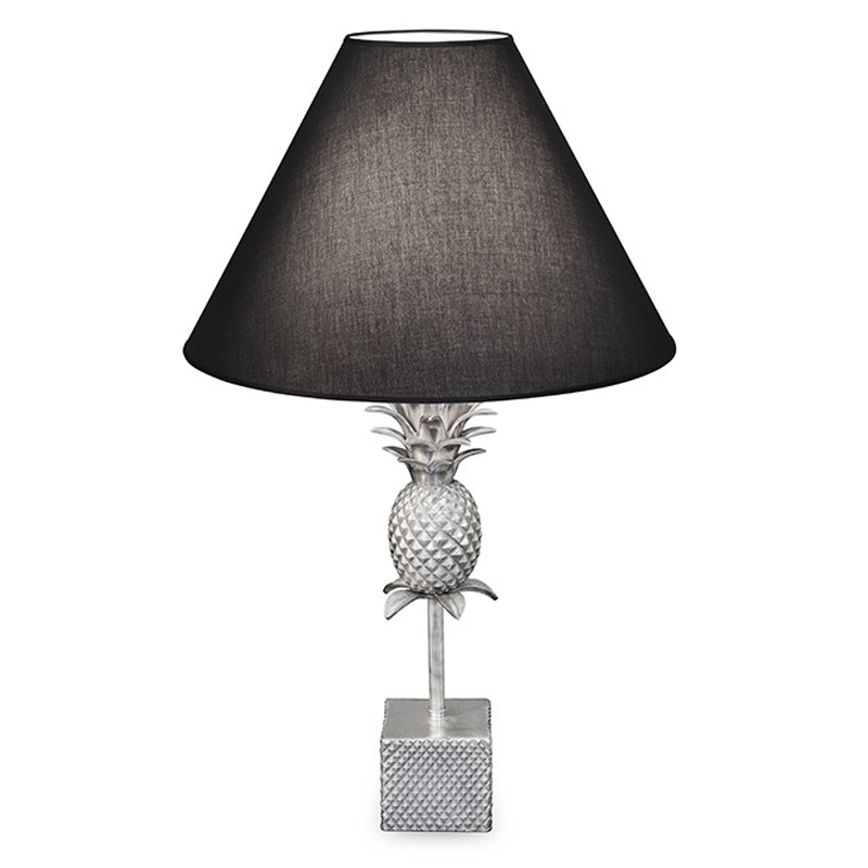 Настольная лампа LAMPTABLE PINEAPPLE CONE black Черный Серебряный в Ижевске | Loft Concept 