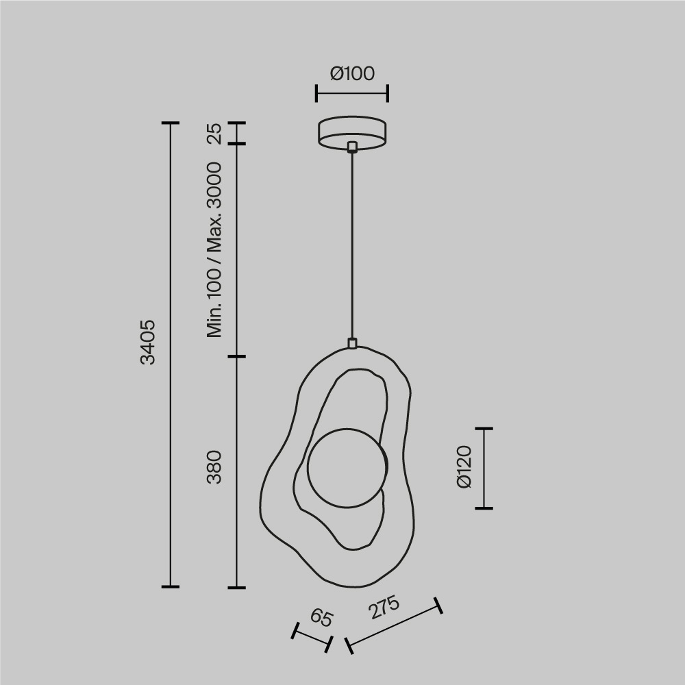 Подвесной светильник Opus в Ижевске
