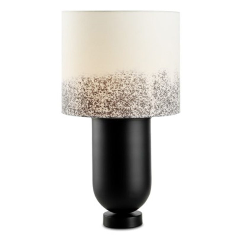 Настольная лампа Adeline Black Table Lamp Черный Белый в Ижевске | Loft Concept 