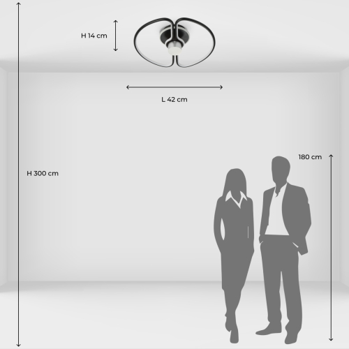 Потолочный светильник черного цвета круглой формы Luke Lampco Tracer Lamp в Ижевске