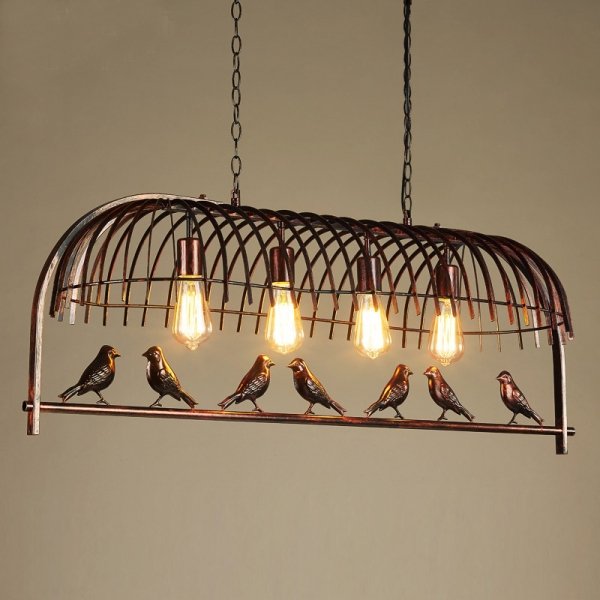 Люстра Bird Trough Pendant Коричневый в Ижевске | Loft Concept 