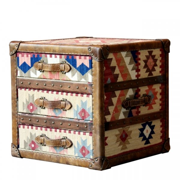 Сундук Kilim Cube Chest Мульти в Ижевске | Loft Concept 