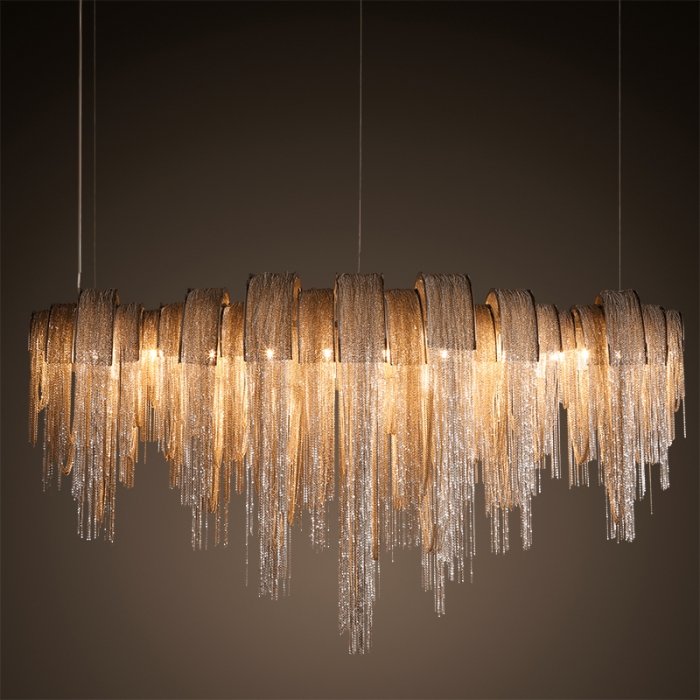 Люстра Volver Golden Chain Chandelier Золотой в Ижевске | Loft Concept 