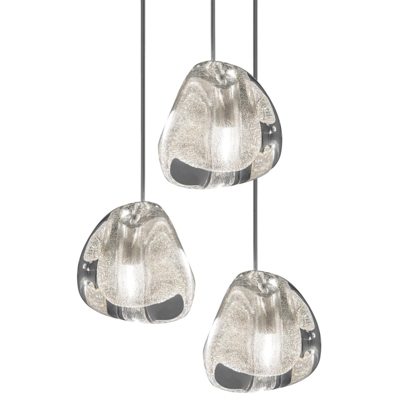 Подвесной светильник Mizu 1 Suspension Lamp Silver Серебряный Хром в Ижевске | Loft Concept 