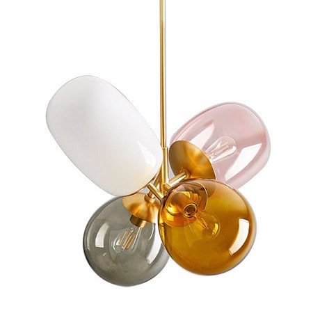 Люстра Candies Modern Balloon Glass Chandelier Золотой Мульти в Ижевске | Loft Concept 