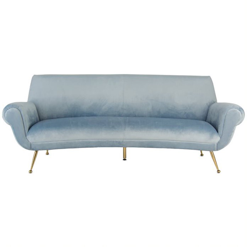 Диван Gigi Radice Lounge Sofa light blue Серо-голубой в Ижевске | Loft Concept 