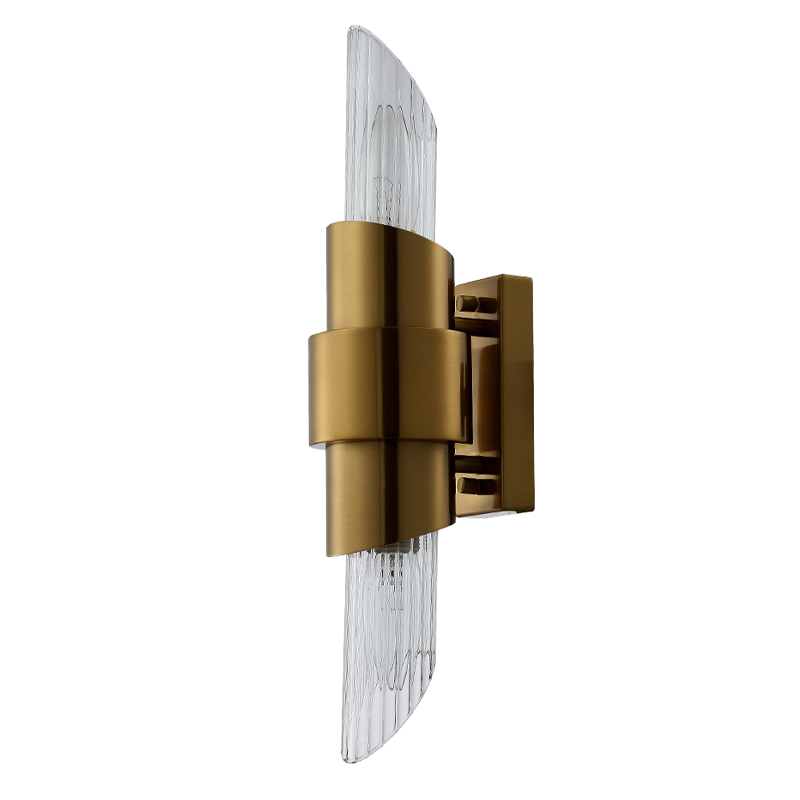 Бра с прозрачным плафоном цилиндрической формы Luxxu Modern Design Бронза Хром Прозрачное Стекло Бра с прозрачным плафоном цилиндрической формы Luxxu Modern Design Бронза Хром Прозрачное Стекло в Ижевске | Loft Concept