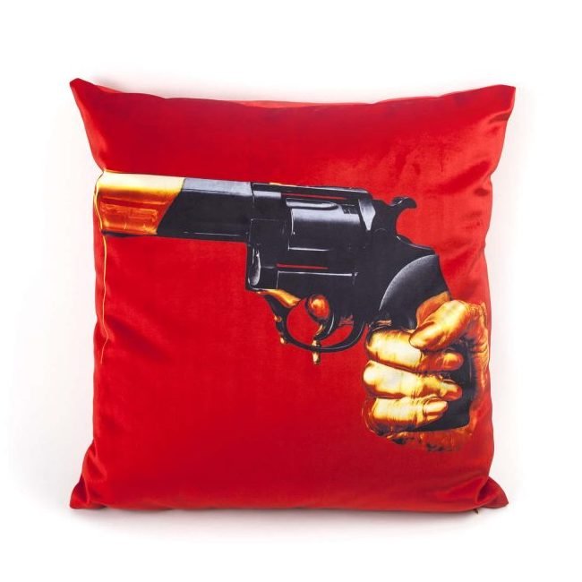 Подушка Seletti Cushion  Revolver Toiletpaper Красный в Ижевске | Loft Concept 