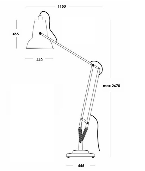 Напольная лампа Anglepoise Giant 1227 Floor Lamp в Ижевске