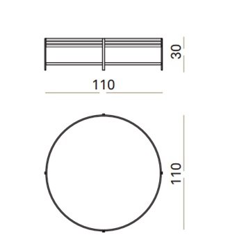 Столик Ula Round coffee table ULA002 в Ижевске