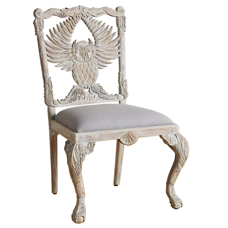 Стул Handcarved Menagerie Owl Dining Chair Светлый дуб в Ижевске | Loft Concept 