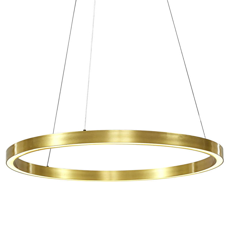 Люстра Ring Gold Horizontal Chandelier Золотой в Ижевске | Loft Concept 